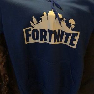 Royal Blue Fortnite Hoodie S